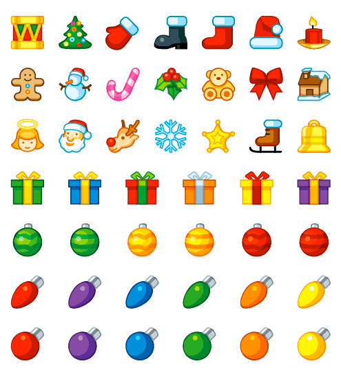 Christmas Holiday Icons - Icon Dock